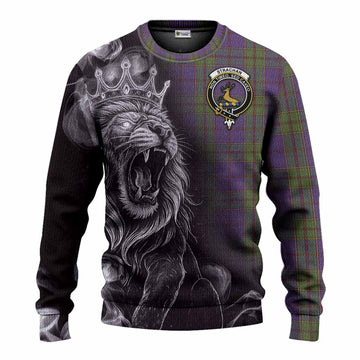 Strachan Tartan Knitted Sweater Roaring Lion Heritage