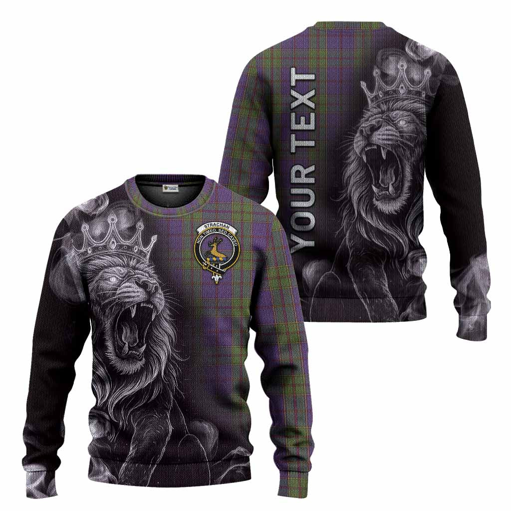 Strachan Tartan Knitted Sweater Roaring Lion Heritage