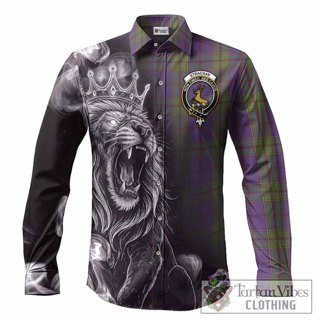 Strachan Tartan Long Sleeve Button Shirts Roaring Lion Heritage
