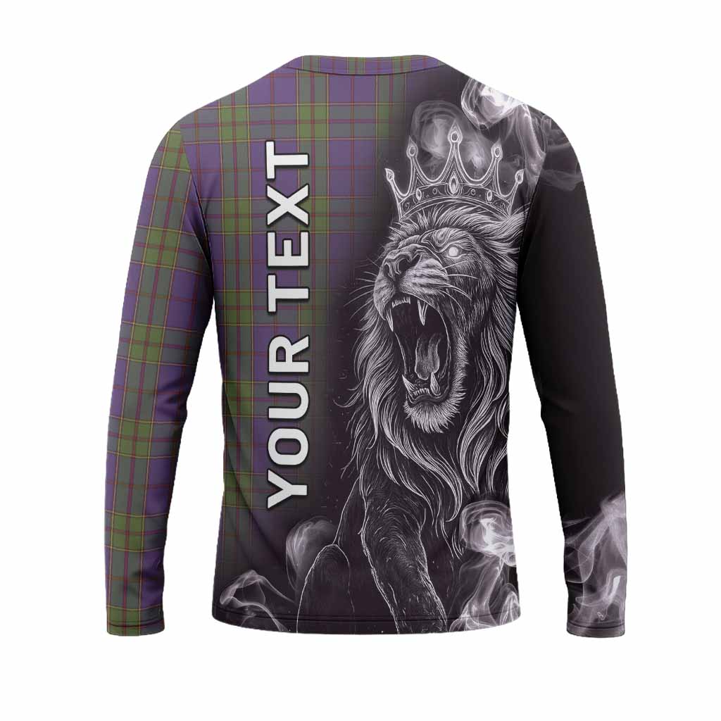 Strachan Tartan Long Sleeve T-Shirt Roaring Lion Heritage