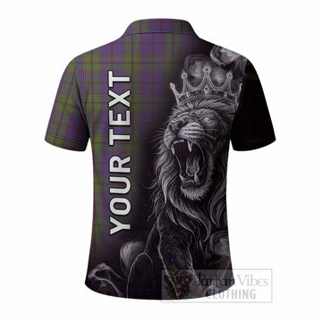 Strachan Tartan Polo Shirt Roaring Lion Heritage