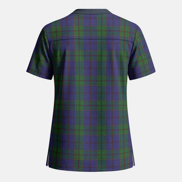 Strachan Tartan Scrub Top - Tartan Vibes Clothing