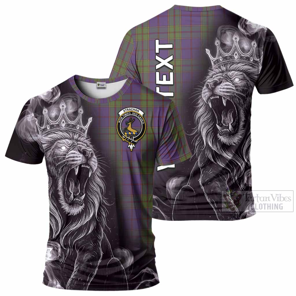 Strachan Tartan T-Shirt Roaring Lion Heritage