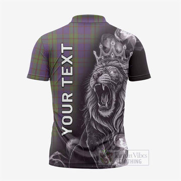 Strachan Tartan Zipper Polo Shirt Roaring Lion Heritage