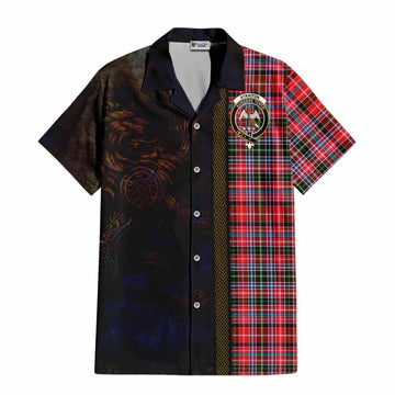 Straiton Tartan Family Crest Hawaiian Shirt Alba Gu Brath Be Brave Lion Ancient Style
