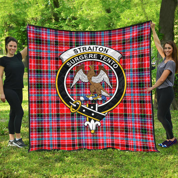 straiton-tartan-quilt-with-family-crest