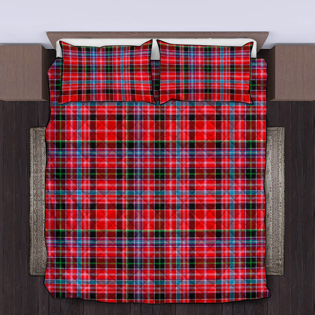 Straiton Tartan Quilt Bed Set King - Tartan Vibes Clothing