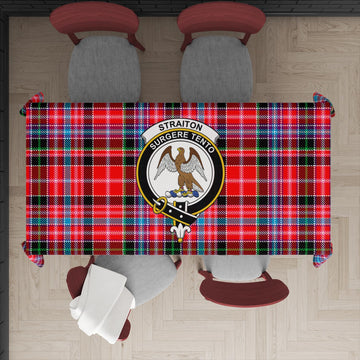 Straiton Tatan Tablecloth with Family Crest