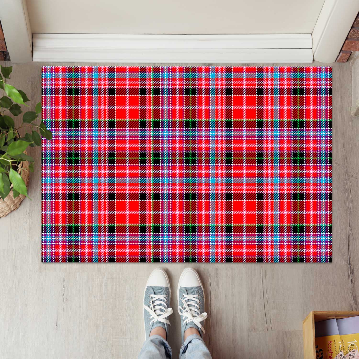 Straiton Tartan Door Mat - Tartanvibesclothing Shop