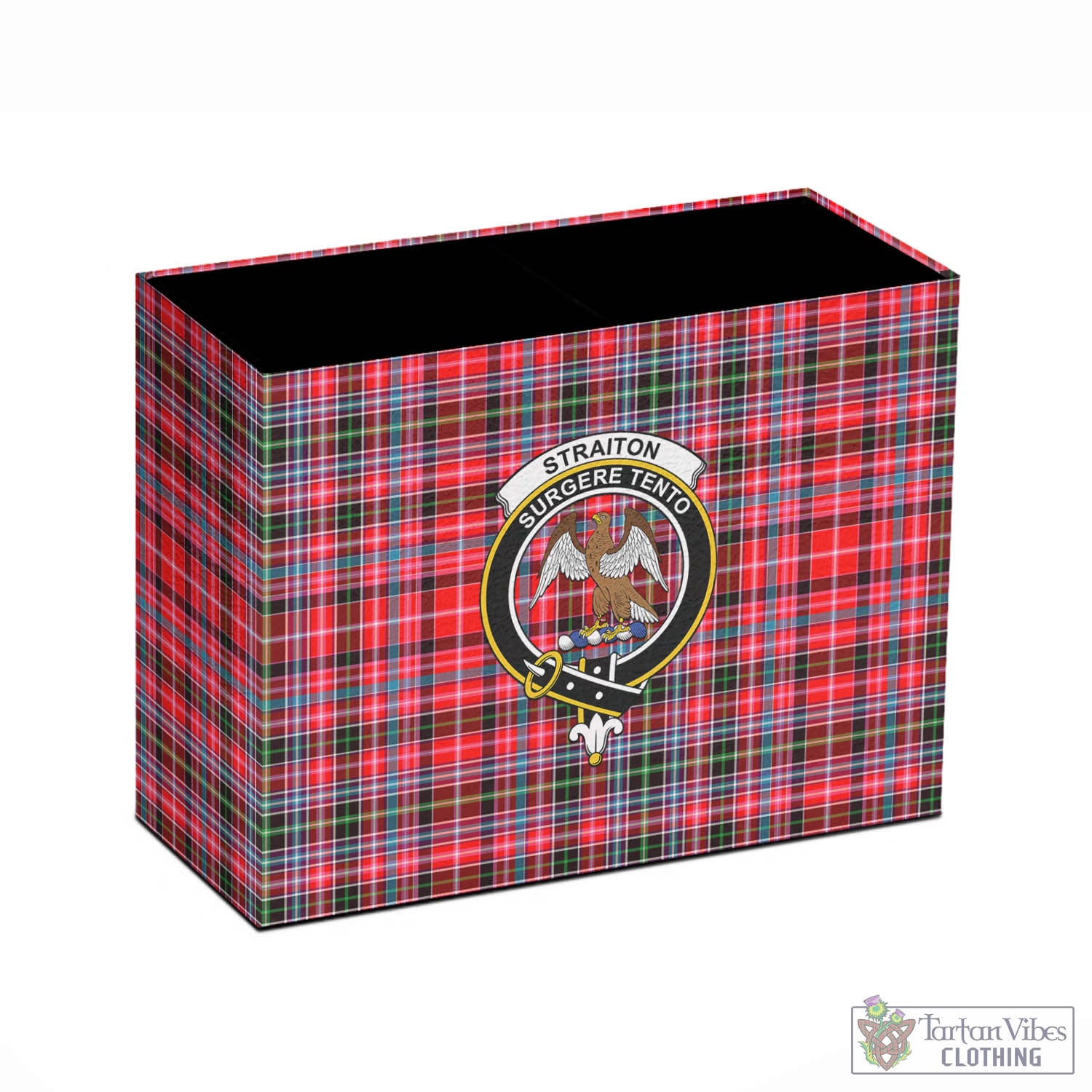 Tartan Vibes Clothing Straiton Tartan Pen Holder with Family Crest