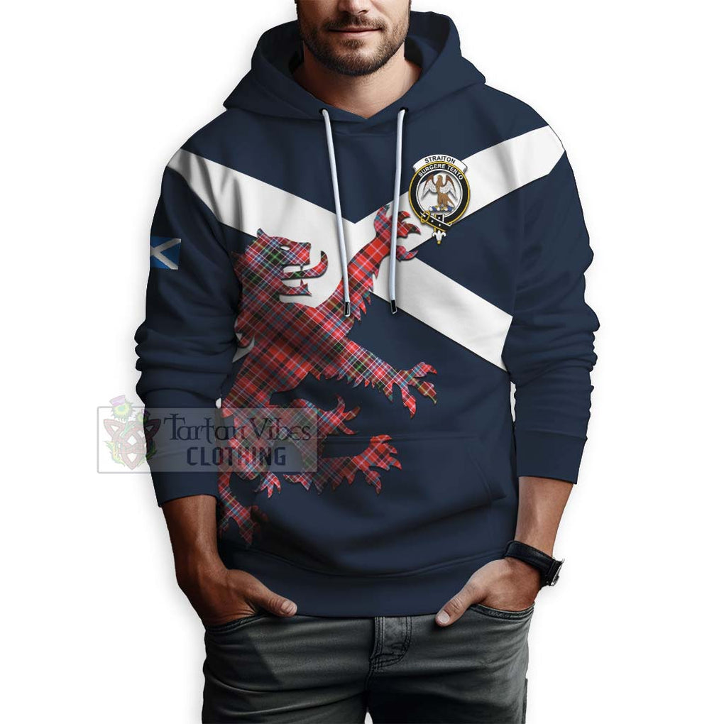 Tartan Vibes Clothing Straiton Tartan Lion Rampant Hoodie – Proudly Display Your Heritage with Alba Gu Brath and Clan Name