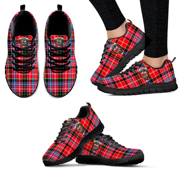 Straiton Tartan Sneakers with Family Crest