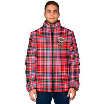 Straiton Tartan Padded Jacket with Family Crest