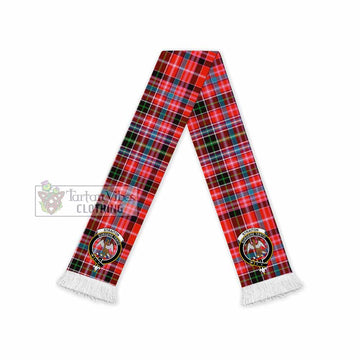 Straiton Tartan Ruffneck Scarf with Family Crest