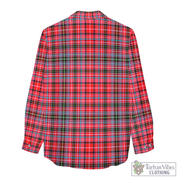 Straiton Tartan Womens Casual Shirt with Family Crest