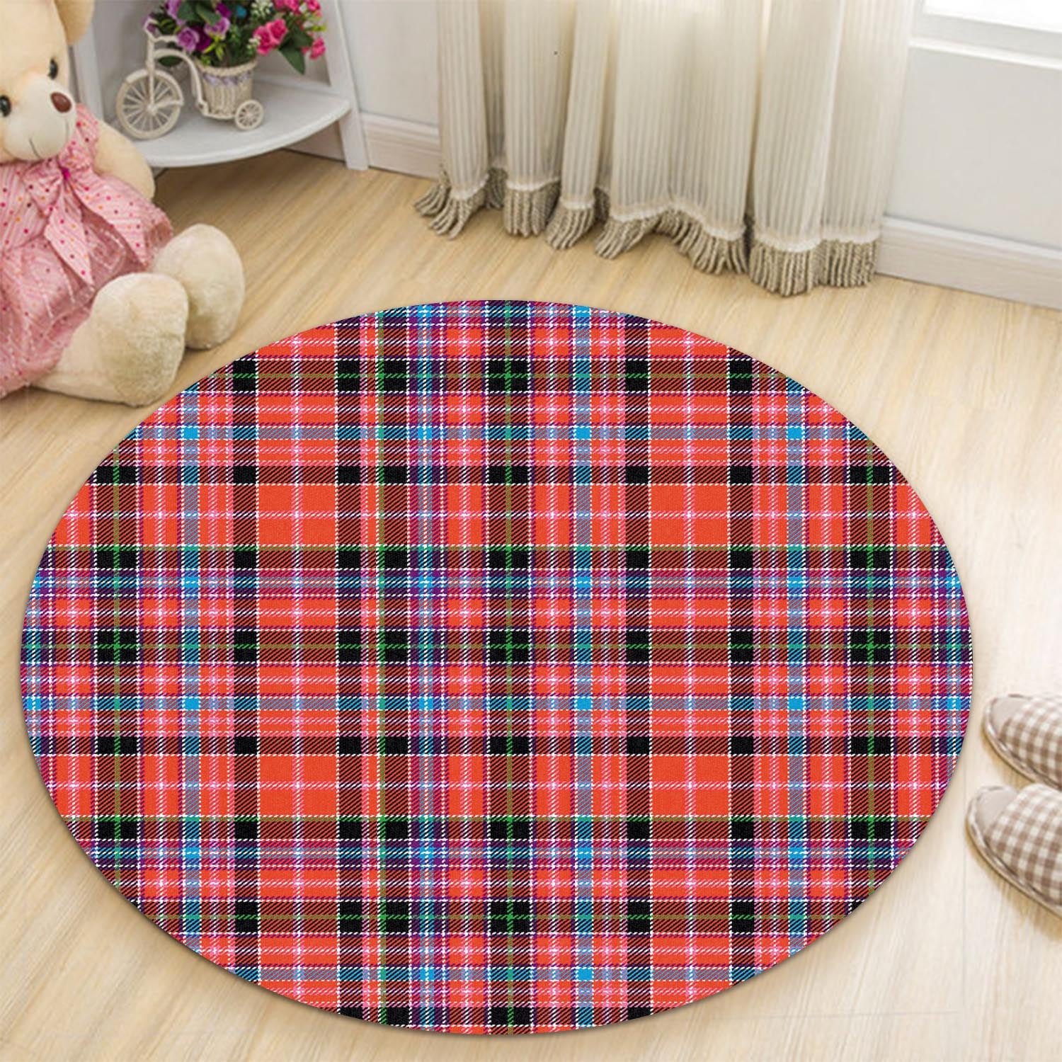 straiton-tartan-round-rug