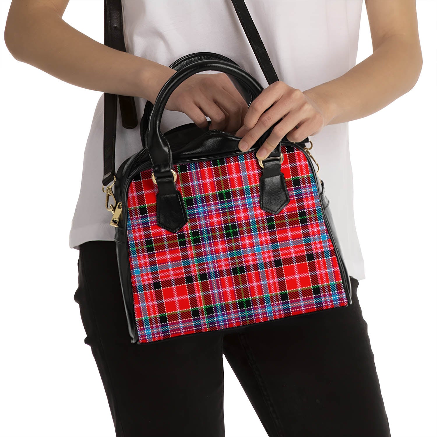 Straiton Tartan Shoulder Handbags - Tartanvibesclothing
