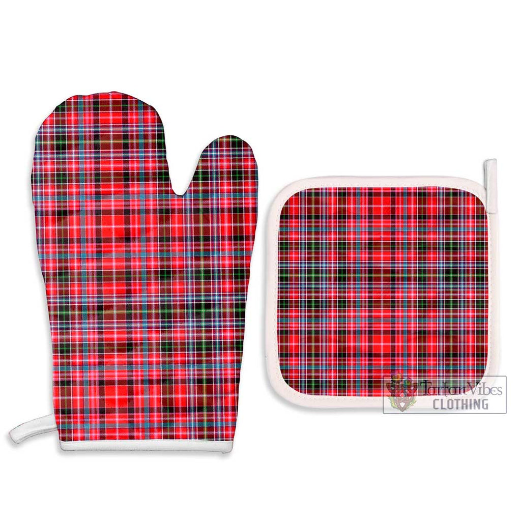 Straiton Tartan Combo Oven Mitt & Pot-Holder Combo 1 Oven Mitt & 2 Pot-Holder White - Tartan Vibes Clothing