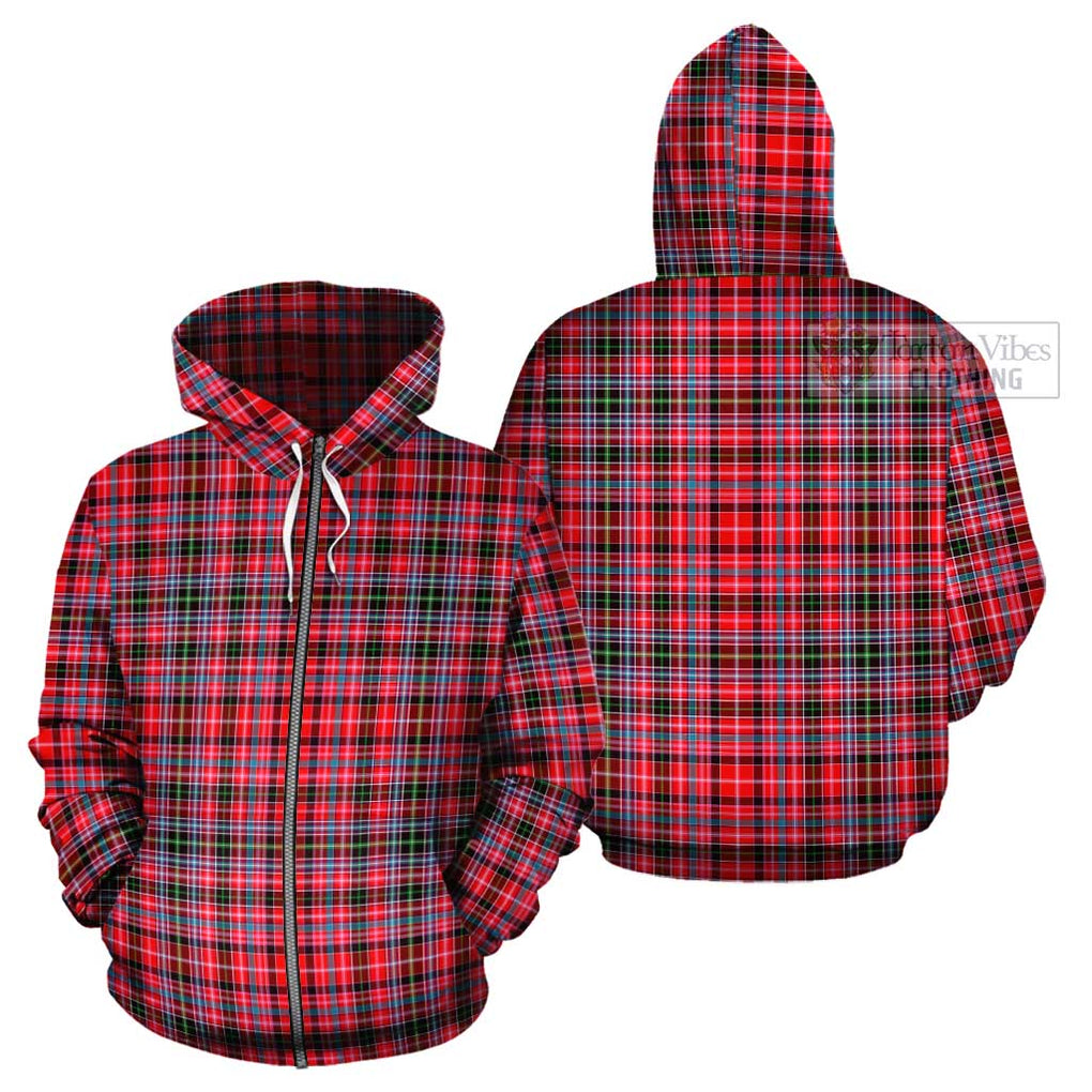 Straiton Tartan Cotton Hoodie Zip Hoodie - Tartan Vibes Clothing