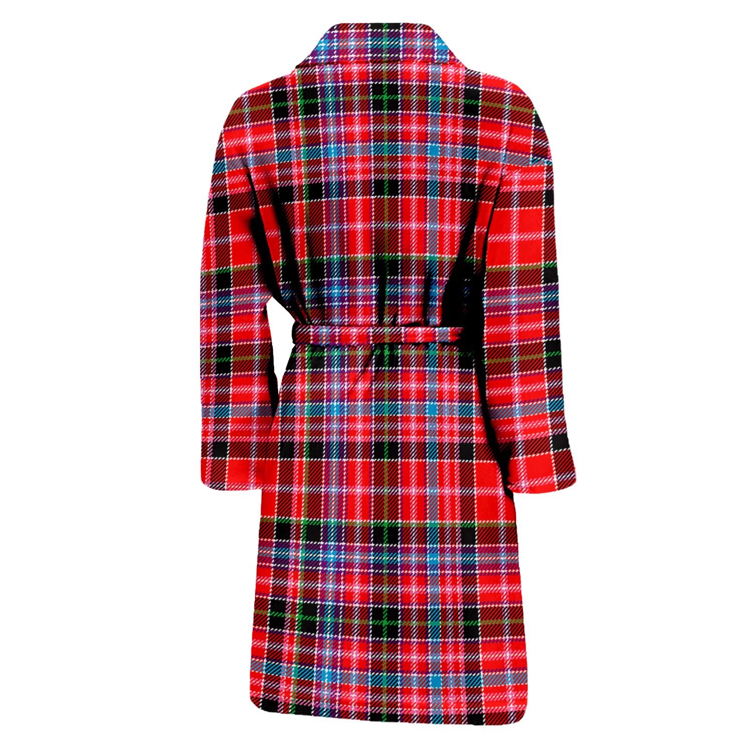 Straiton Tartan Bathrobe with Family Crest - Tartan Vibes Clothing