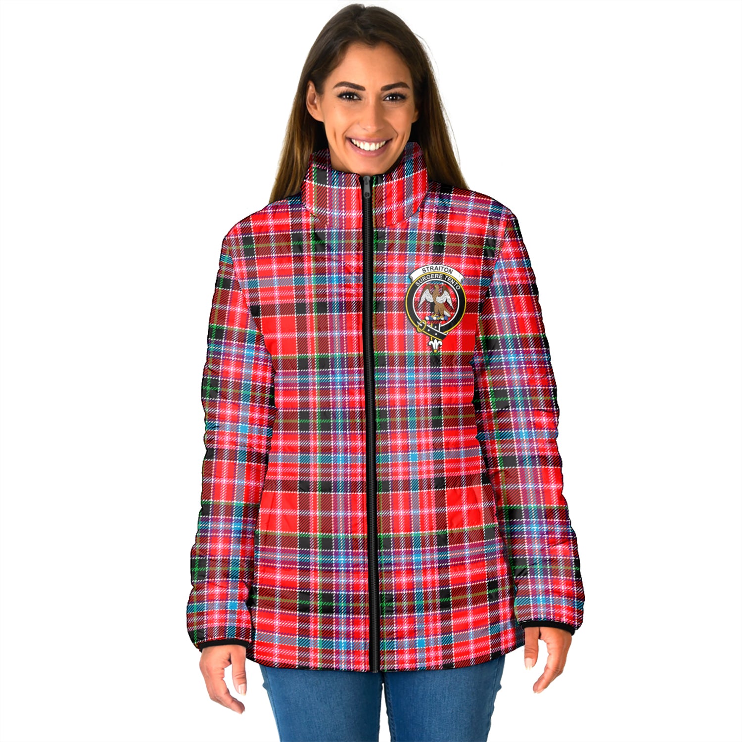 straiton-tartan-padded-jacket-with-family-crest