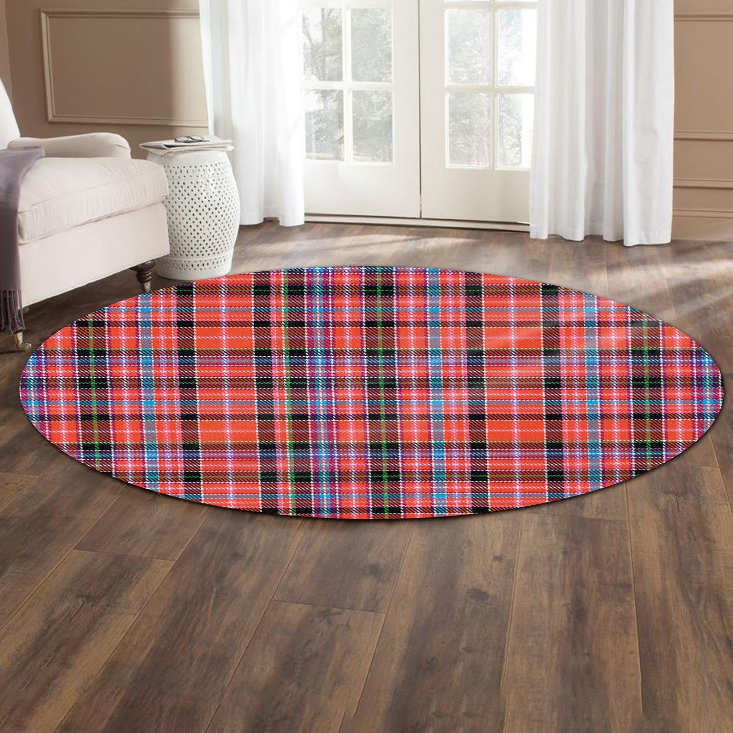 straiton-tartan-round-rug