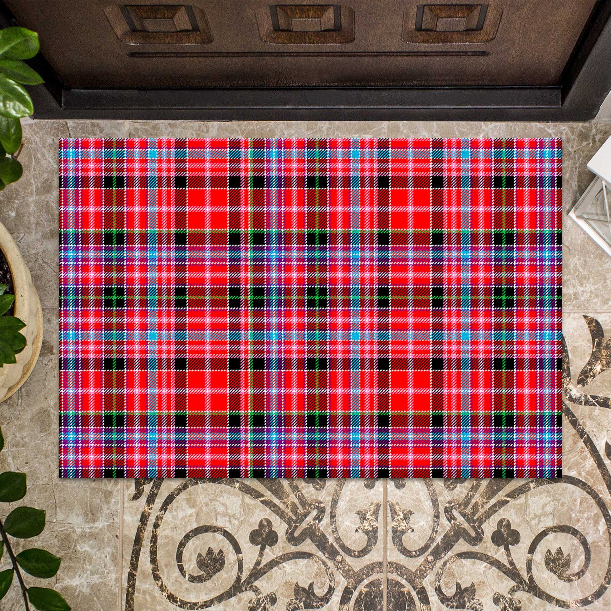 Straiton Tartan Door Mat - Tartanvibesclothing Shop