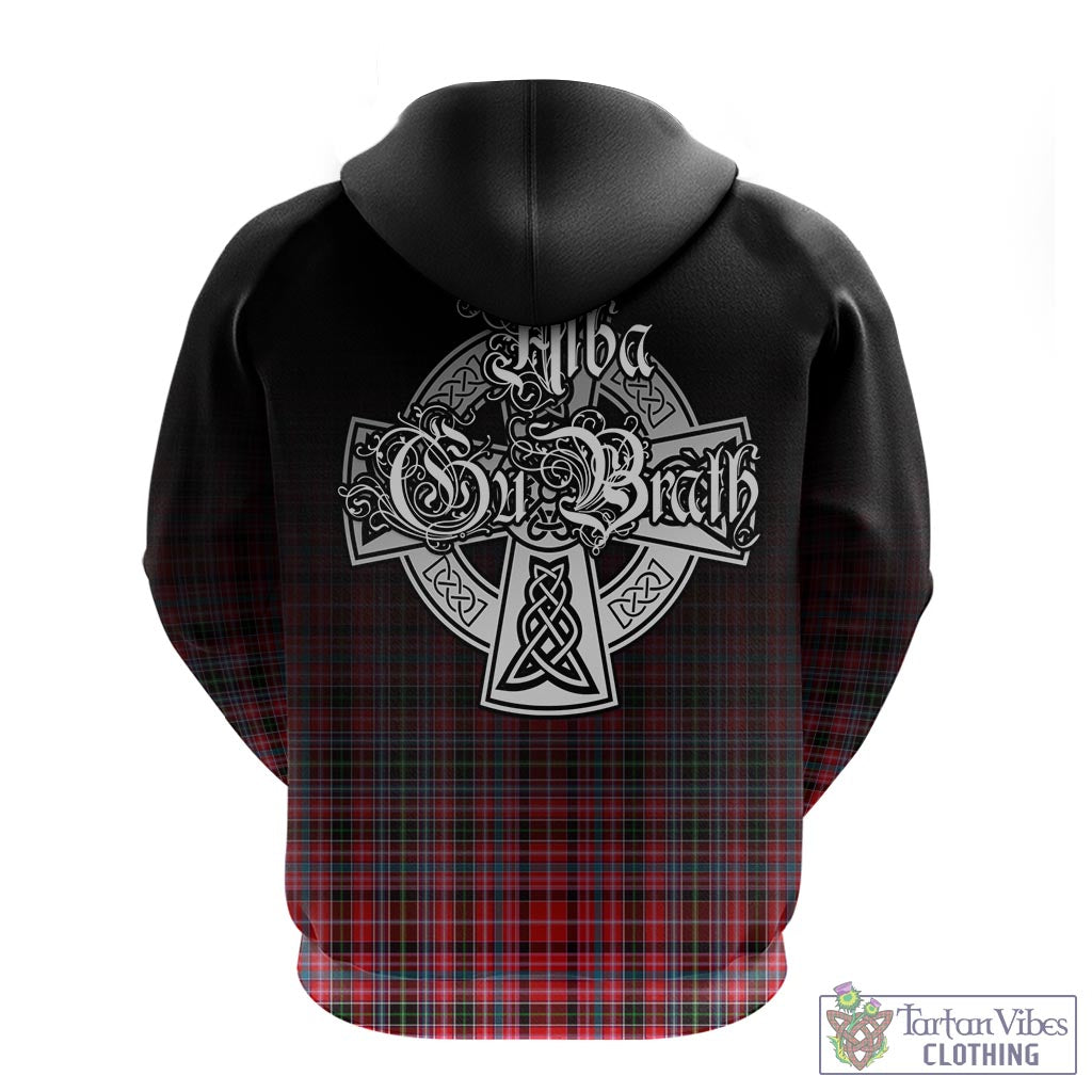 Tartan Vibes Clothing Straiton Tartan Hoodie Featuring Alba Gu Brath Family Crest Celtic Inspired