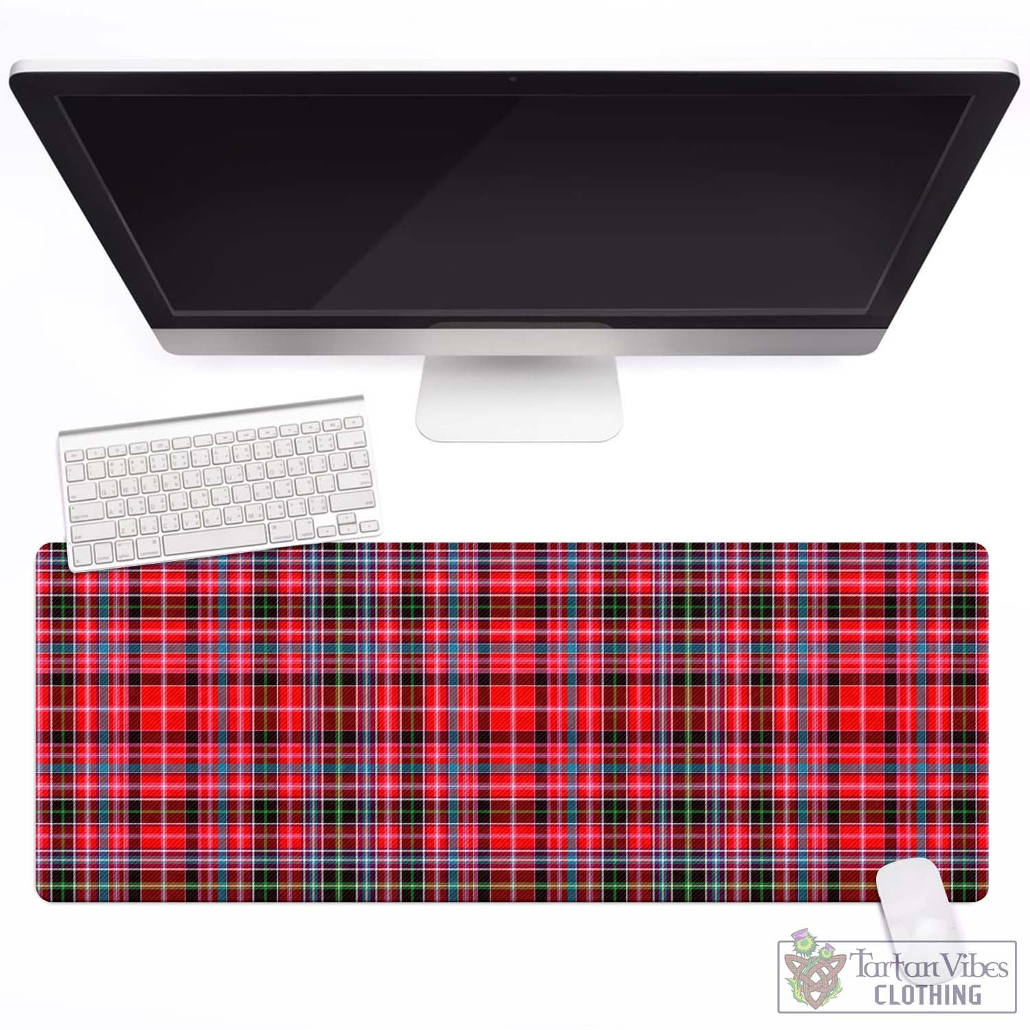 Tartan Vibes Clothing Straiton Tartan Mouse Pad