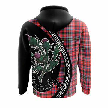 Straiton Family Crest Tartan Hoodie Alba Thistle Inspired - Tartan Vibes Clothing