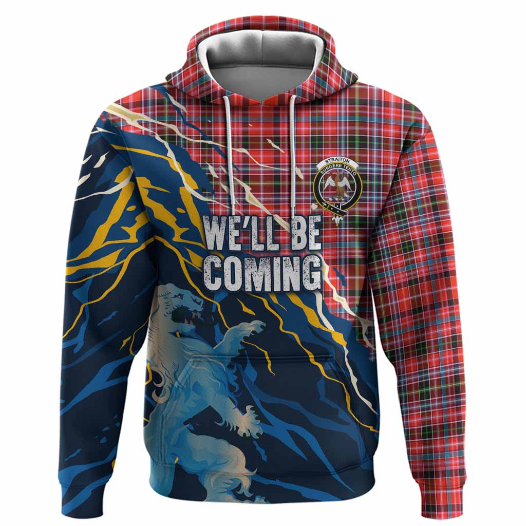 Straiton Scotland Tartan Hoodie WC2026 Football - We'll Be Coming