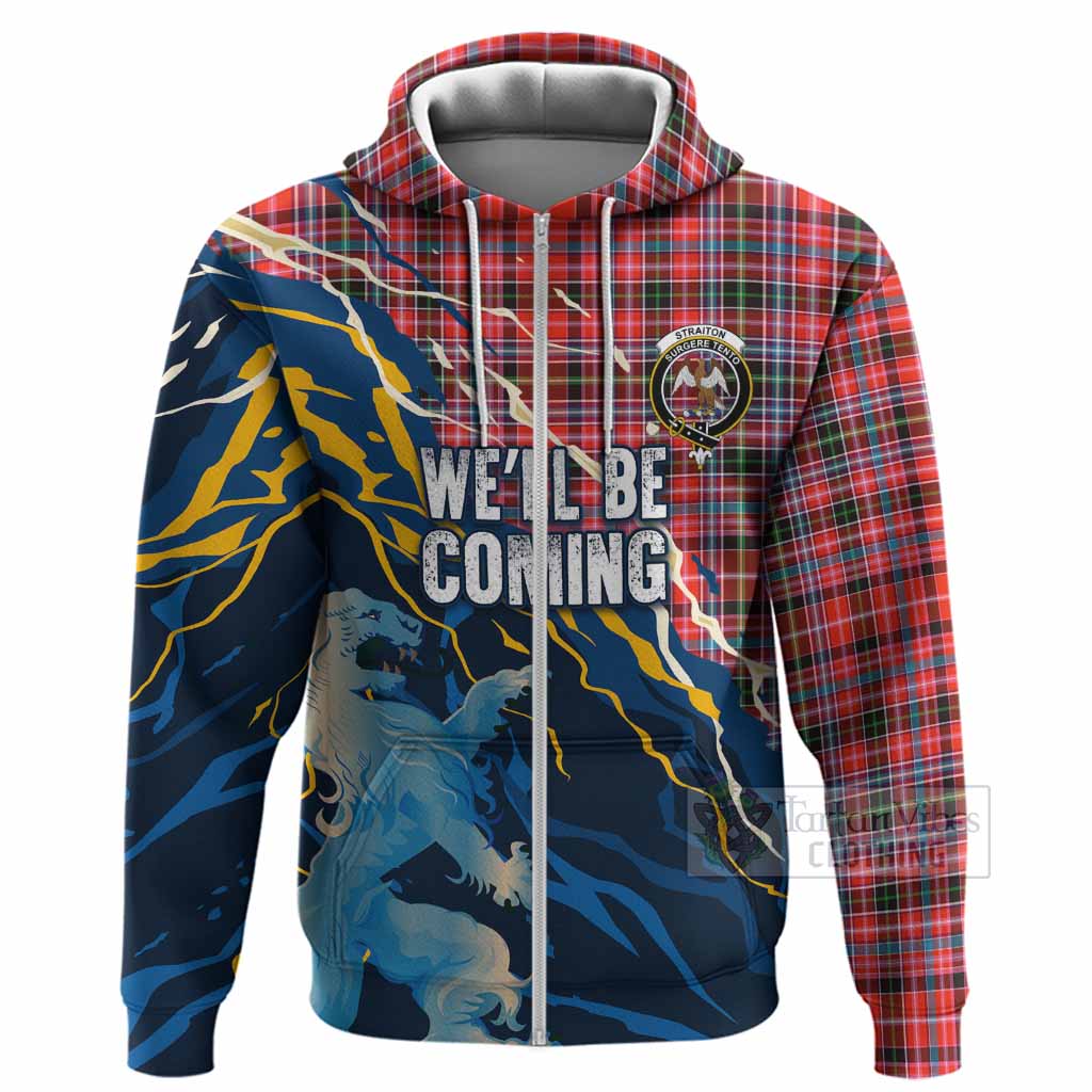 Straiton Scotland Tartan Hoodie WC2026 Football - We'll Be Coming