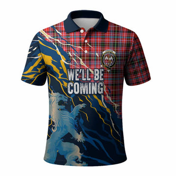 Straiton Scotland Tartan Polo Shirt WC2026 Football - We'll Be Coming