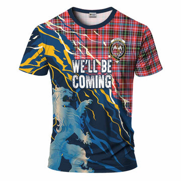 Straiton Scotland Tartan T-Shirt WC2026 Football - We'll Be Coming