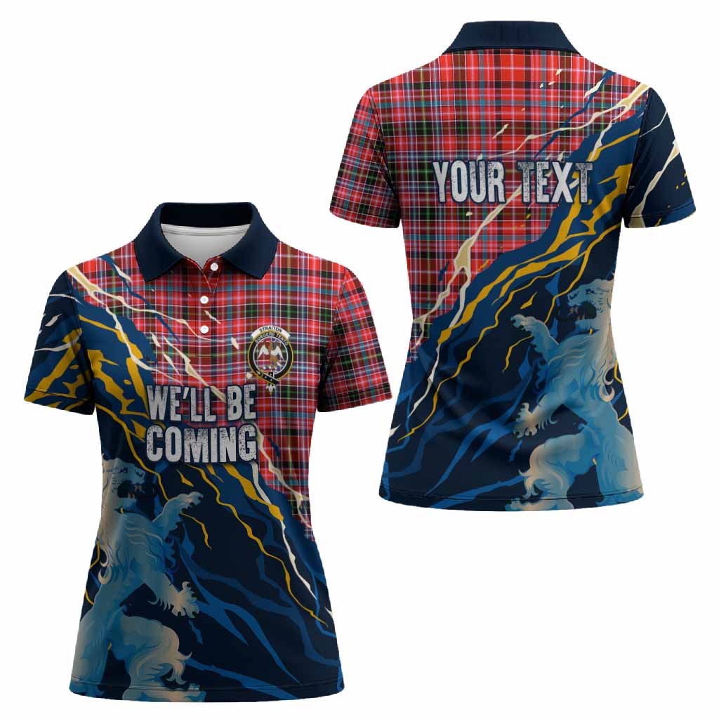 Straiton Scotland Tartan Women Polo Shirt WC2026 Football - We'll Be Coming