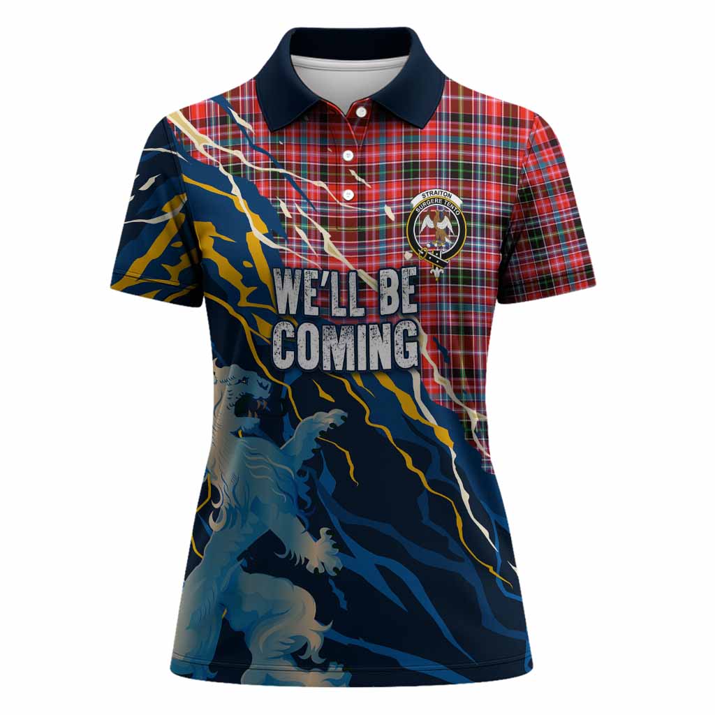 Straiton Scotland Tartan Women Polo Shirt WC2026 Football - We'll Be Coming