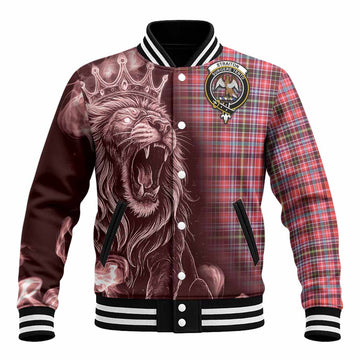 Straiton Tartan Baseball Jacket Roaring Lion Heritage
