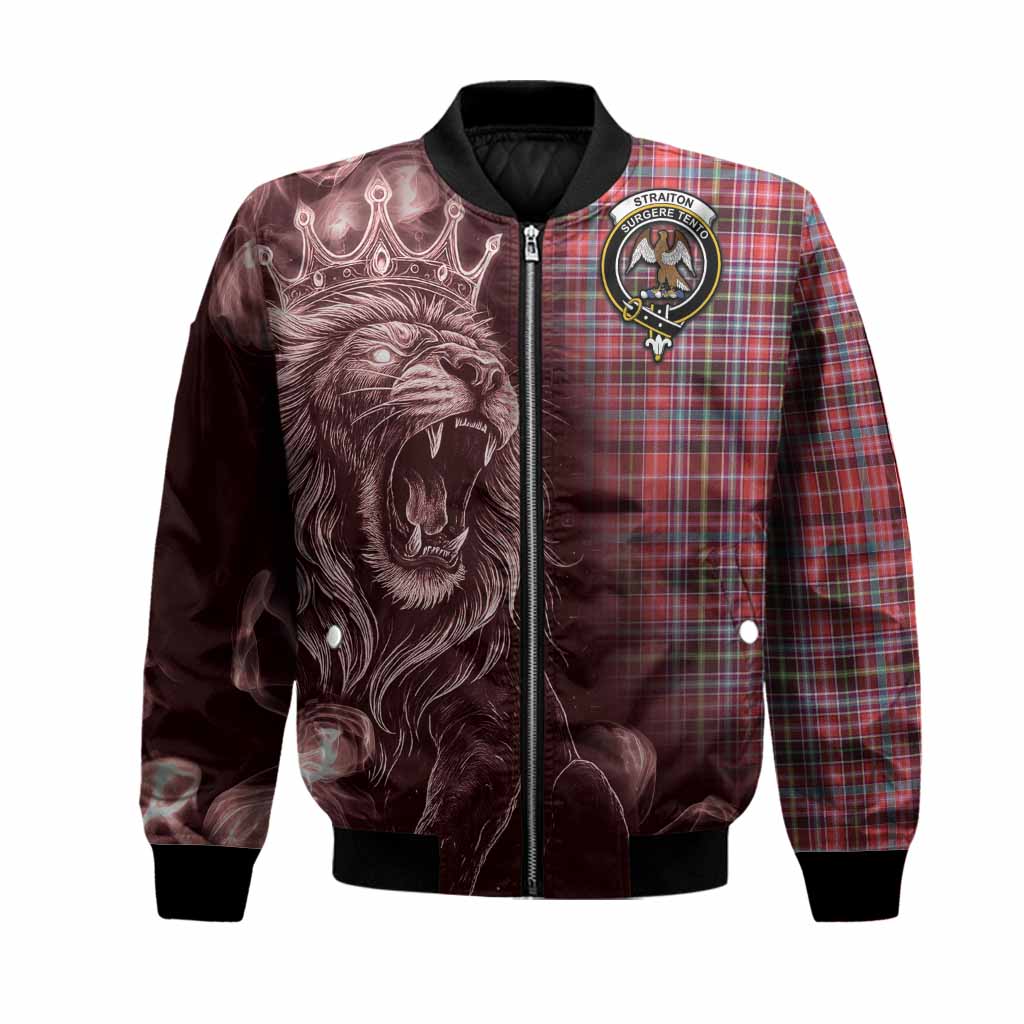 Straiton Tartan Bomber Jacket Roaring Lion Heritage