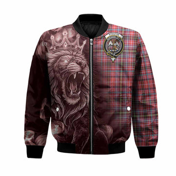 Straiton Tartan Bomber Jacket Roaring Lion Heritage