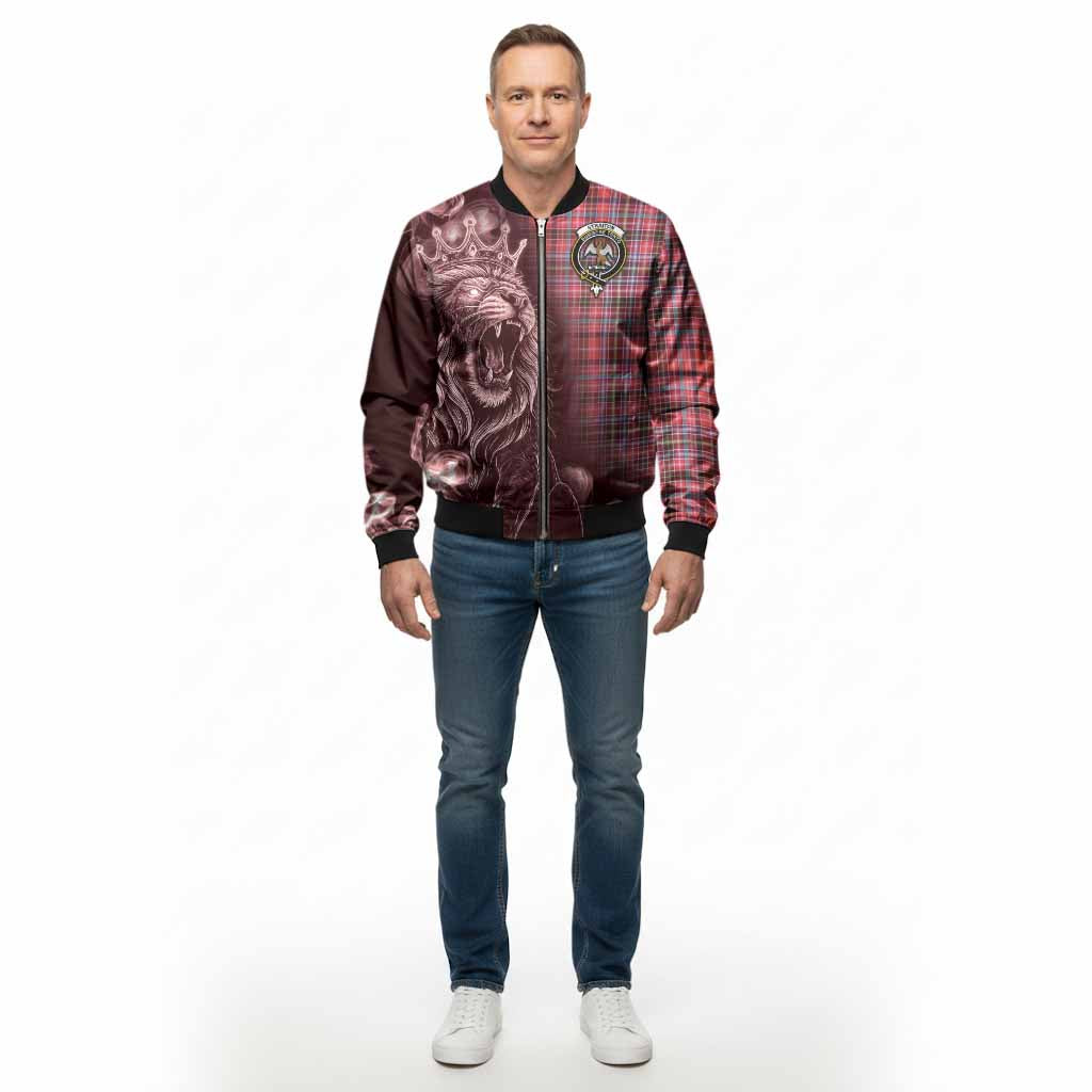 Straiton Tartan Bomber Jacket Roaring Lion Heritage