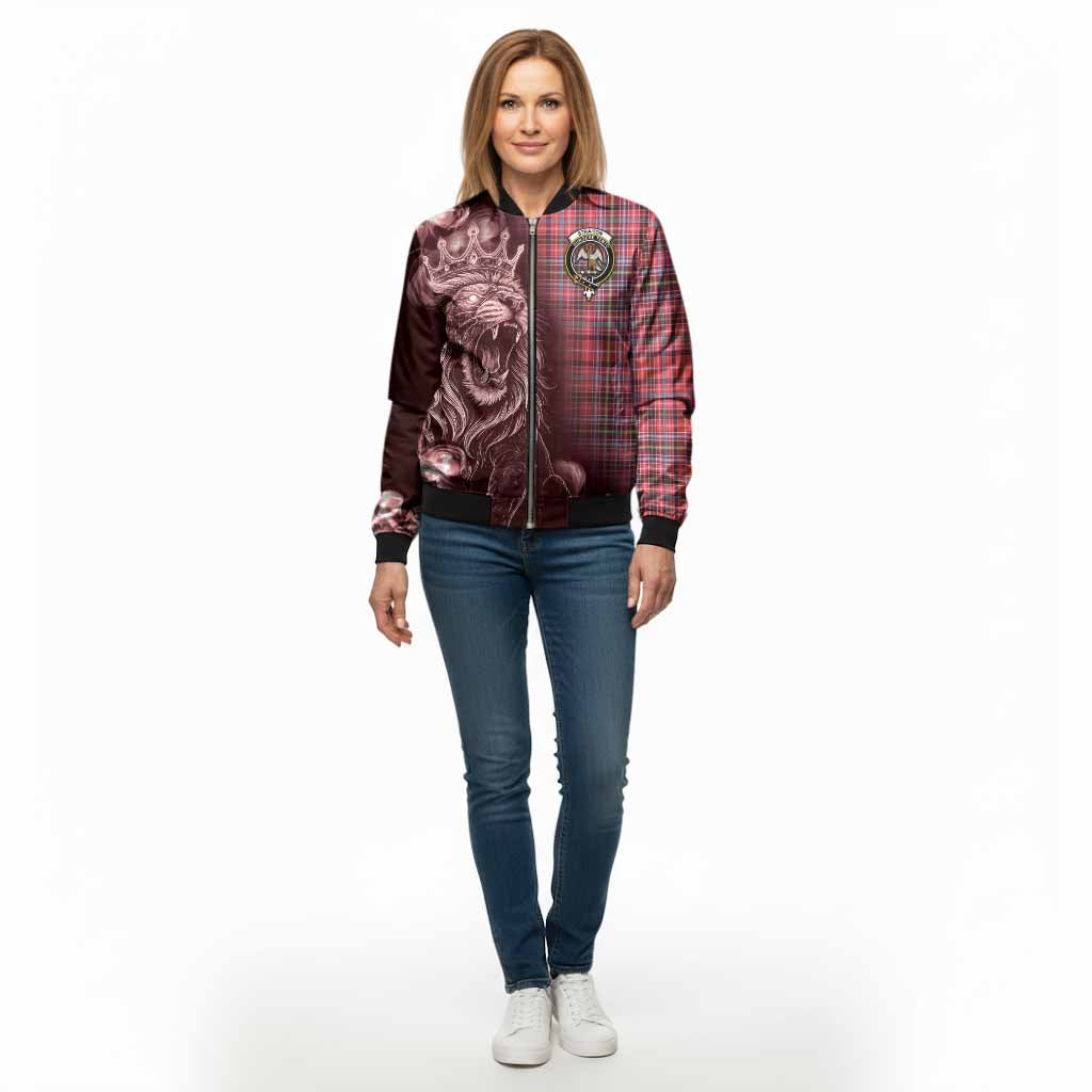 Straiton Tartan Bomber Jacket Roaring Lion Heritage