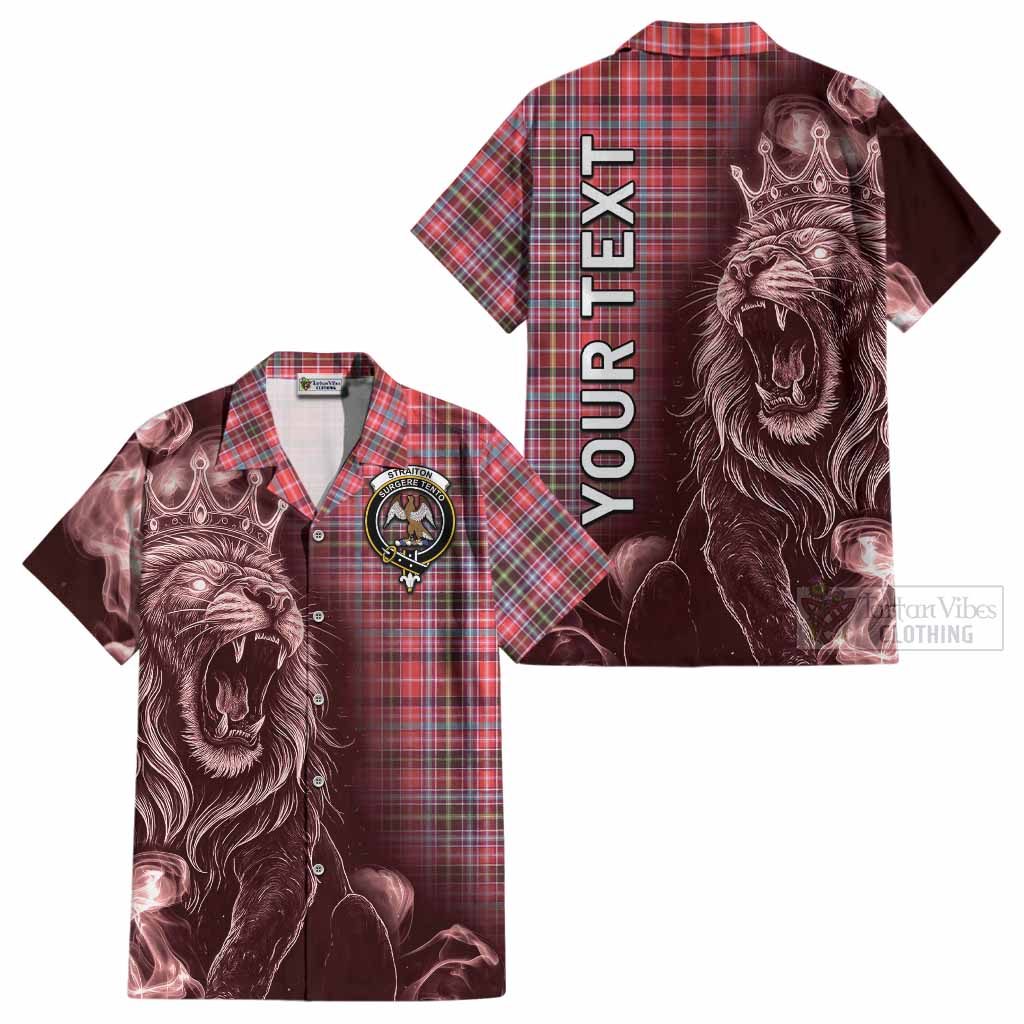 Straiton Tartan Cotton Hawaiian Shirt Roaring Lion Heritage