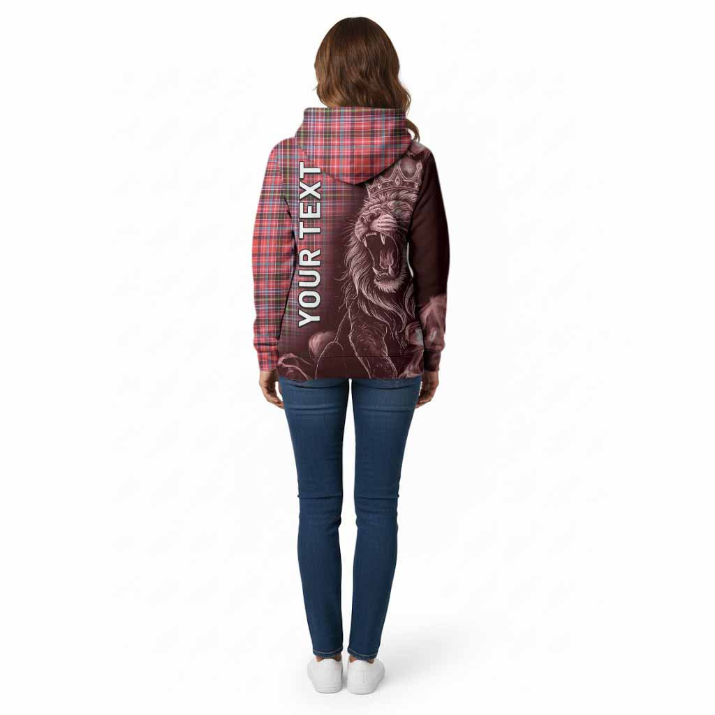 Straiton Tartan Cotton Hoodie Roaring Lion Heritage