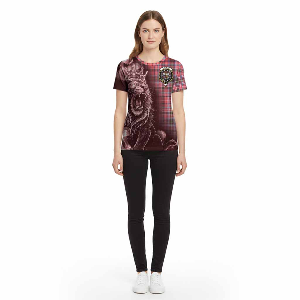 Straiton Tartan Cotton T-shirt Roaring Lion Heritage