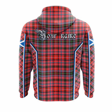 Straiton Tartan Crest Hoodie Scotland Coat of Arm Flag Style - Tartan Vibes Clothing