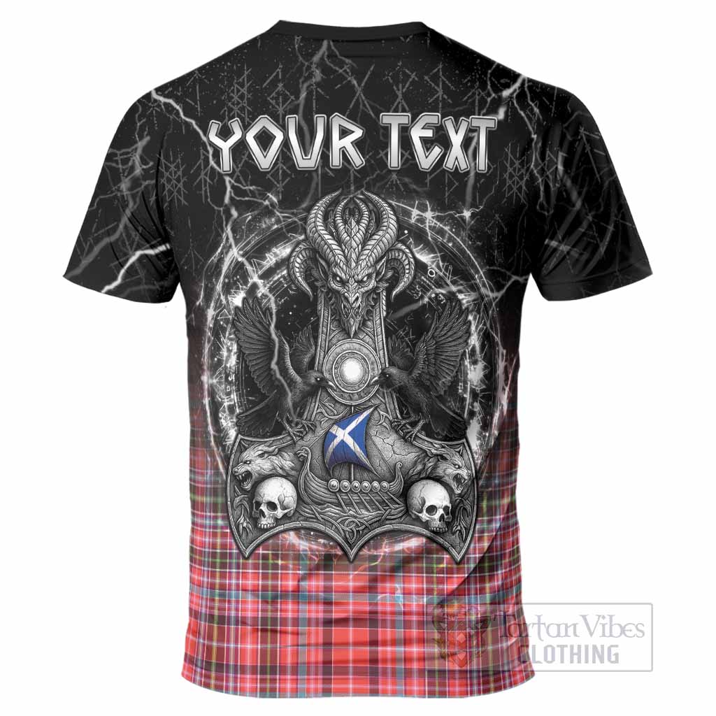 Straiton Tartan Crest T-Shirt Celtic Odin's Raven Legacy