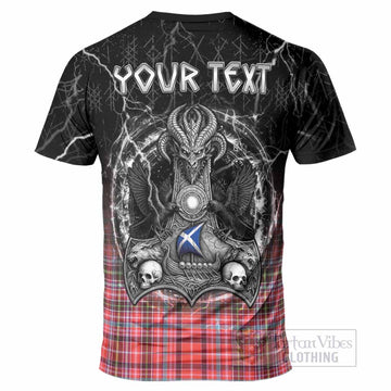 Straiton Tartan Crest T-Shirt Celtic Odin's Raven Legacy