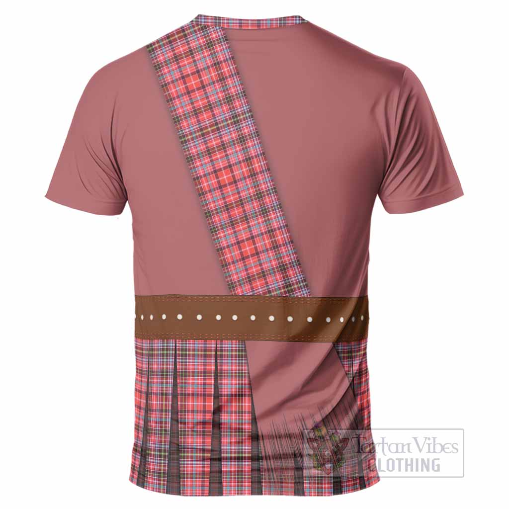 Straiton Tartan Crest T-Shirt Kilt Costume Style