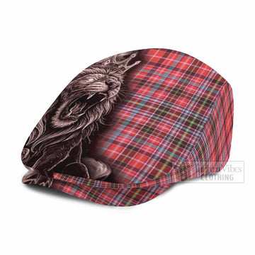 Straiton Tartan Flat Cap, Jeff Cap Roaring Lion Heritage