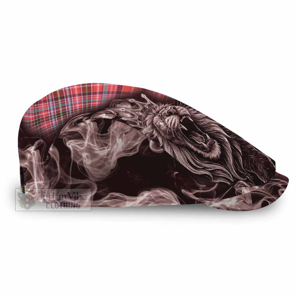 Straiton Tartan Flat Cap, Jeff Cap Roaring Lion Heritage